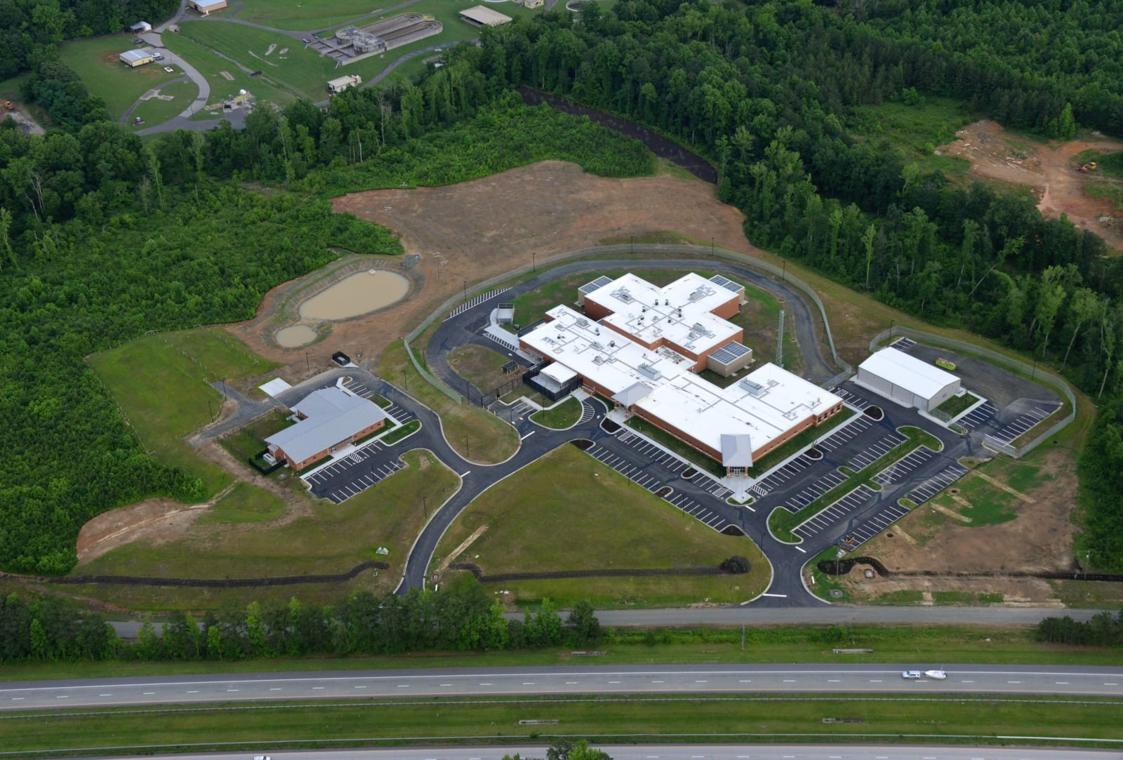 Aerial Shot Granville Law Enforcement Center