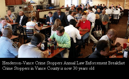 H-V Crime Stoppers breakfast 2015